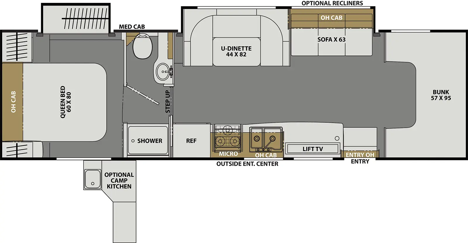 Freelander 31MB - Ford 450 Floorplan